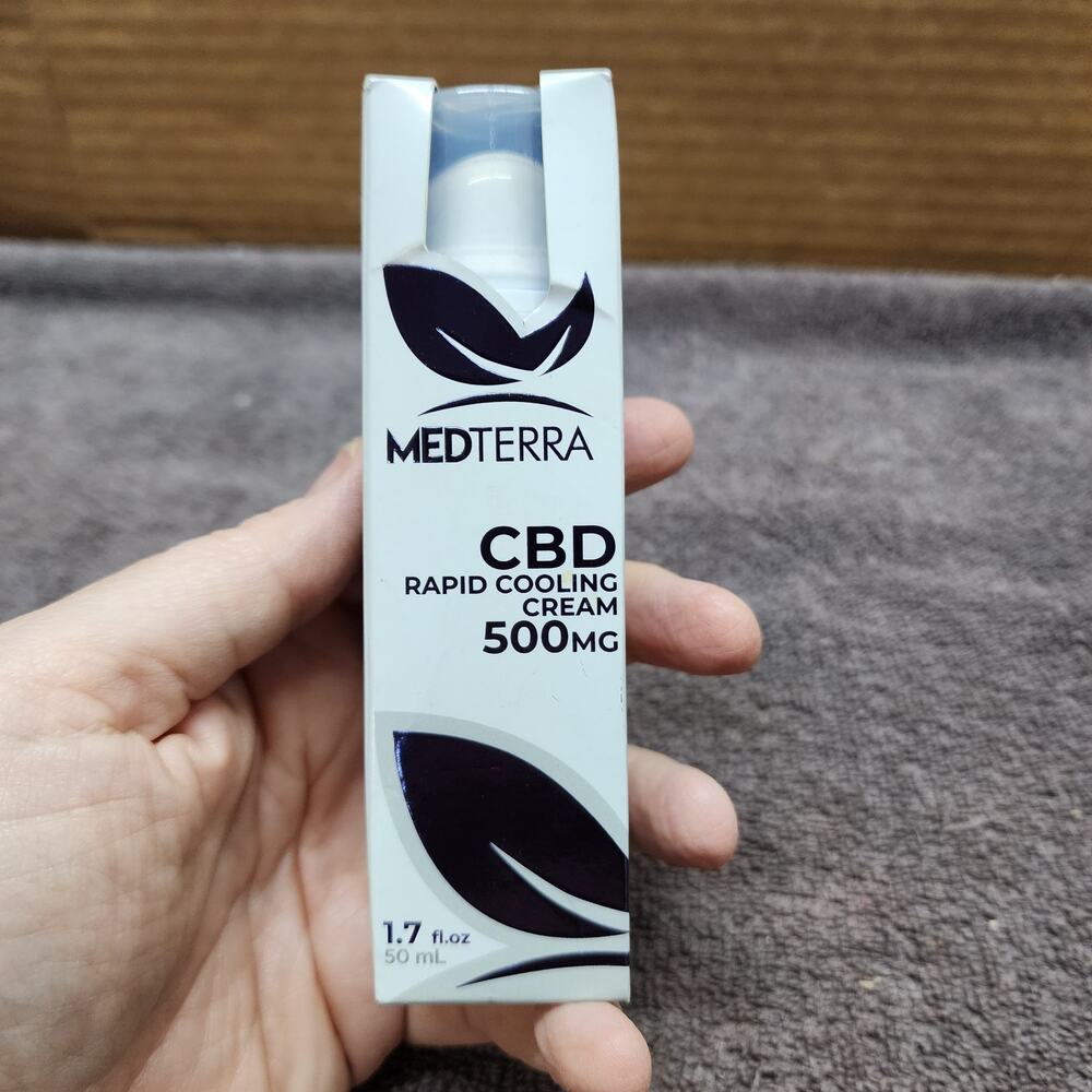 New in Box MedTerra Rapid Cooling cream 1.7oz b34